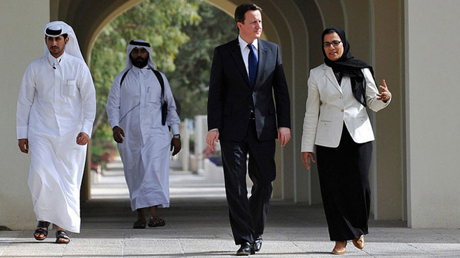 David Cameron, on a recent visit to Qatar University
(C) Number 10
https://creativecommons.org/licenses/by-nc-nd/2.0/
Edited for shape