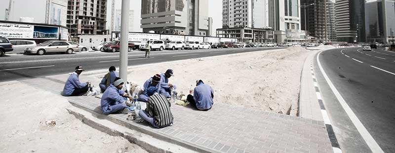Workers in Qatar (c) ITUC